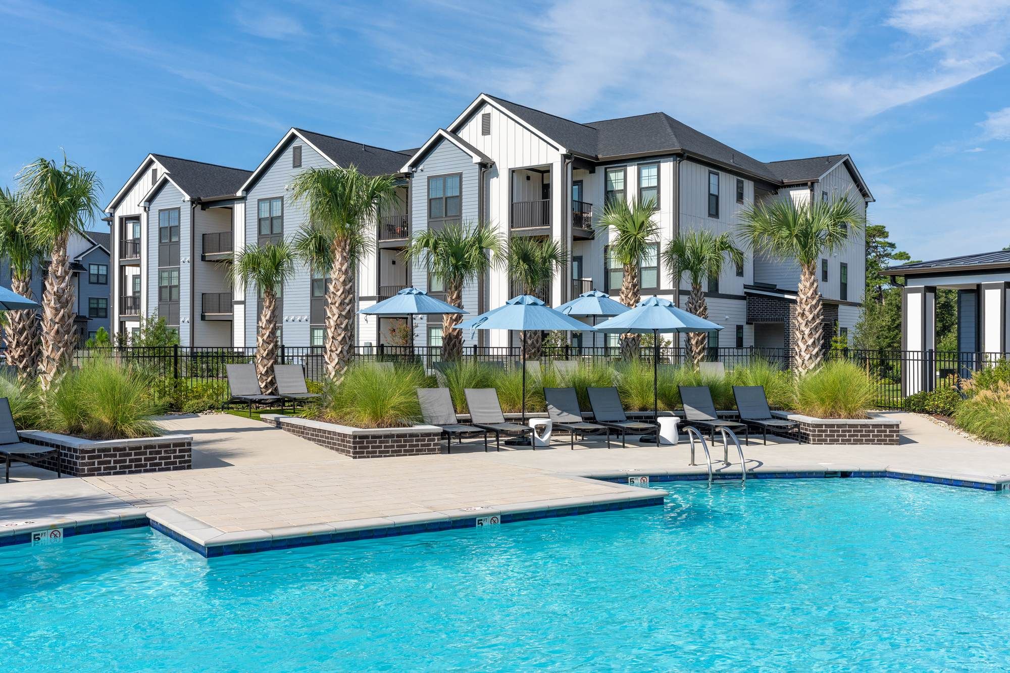 Resort style pool at Evole St. James